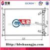 aluminum and plastic tank car radiator