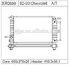 radiator for chevrolet S/T SERIES PICKUPS/BLAZERS 82~93 DPI:888