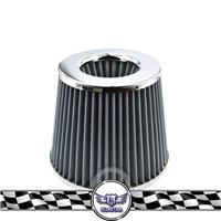 High quality 3" silver car air filter auto air filters size in cheap price