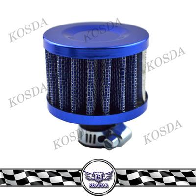 Automotive Engine Crank Case Breather Vent Air Filter Material , 12mm Round Car Air Filters Sizes