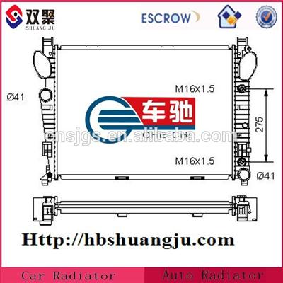 Aluminum radiator auto tank forBENZ OE:2205000903