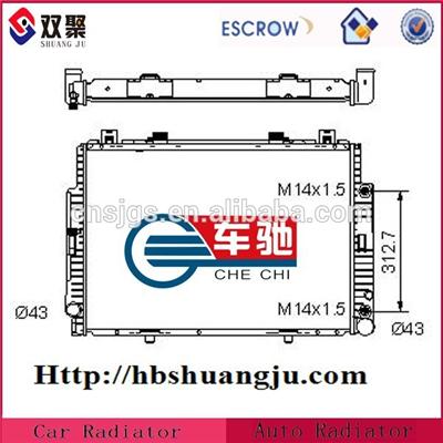 Radiator with plastic tank forBenz OE:1405001603