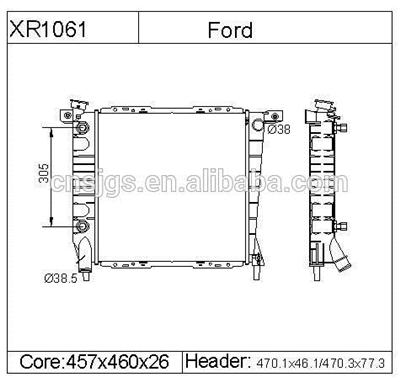 radiator for ford taurus 88~95 dpi:1061