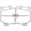 TOYOTA LAND CRUISER Sequoia Tundra Brake Pad FMSI:7687-D812 OEM:04465-0C012 WVA:24813