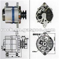 NEW HNROCK 28V 55A ALTERNATOR JFZ2902YA D0801-3701100 FOR YC 4108ZLQ/YC4D130-20 YC6108 YC6B150/145