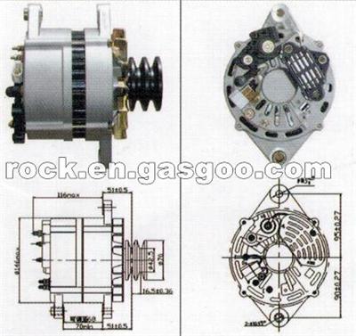 NEW HNROCK 14V 90A ALTERNATOR JFZ1992-A F50D1-3701100 FOR YC4F SERIES