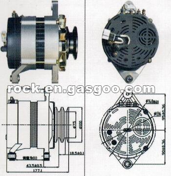 NEW HNROCK 28V 40A ALTERNATOR JFZ2702K BQ-44.21.30-1 FOR CHAO CHAI 4102 YUN NEI 4100