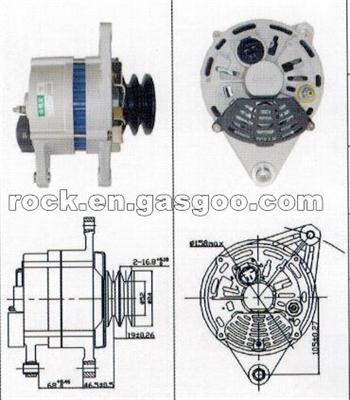 NEW HNROCK 28V 55A ALTERNATOR JFZ2901 3701010 AKZLA8-3 FOR XI CHAI 6110Z1A1 6110Z1A2 613 DIESEL ENGINE