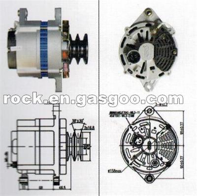 NEW HNROCK 28V 55A ALTERNATOR JFZ2902YA D0801-3701100 FOR YC 4108ZLQ/YC4D130-20 YC6108 YC6B150/145