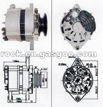 NEW HNROCK 28V 55A ALTERNATOR JFZ2902L A3008-3701100 FOR YU CHAI 6105ZLQ/6M280-20/6M320-20 CHONGQING HONGYAN LIFAN DONG FENG AUTOMOBILE