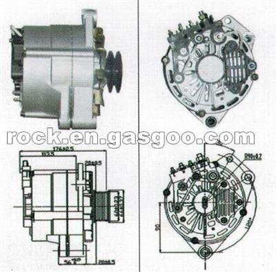 NEW HNROCK 28V 55A ALTERNATOR JFZ2902D2 612600090206D FOR DEUTZ ENGINE