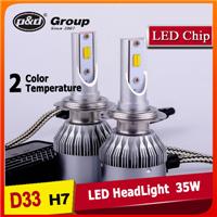 New arrival Dual color 3000k, 6000k 35W h7 car led headlights, high power led headlight bulb h7, car led headlight kit