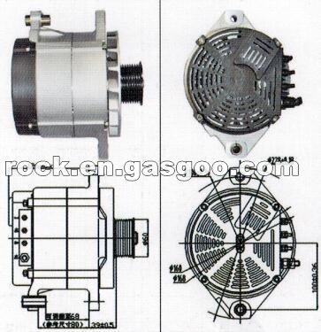 NEW HNROCK 28V 100A ALTERNATOR JFZ2910Y2 LM2Q1-3701100 FOR YC4D120-140 ENGINE