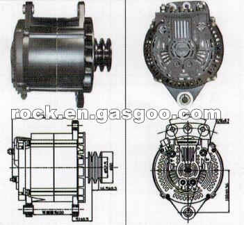 NEW HNROCK 28V 110A ALTERNATOR JFZ2911KFT-19B 168303000004 FOR PHASER210 BEI QI FU TIAN