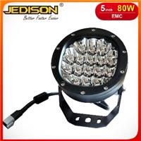 5Inch 80W Led work Light 6400Lm 6500K Cool White Auto Bulb Ip68 Waterprood Emc Car Headlight led driving Light