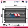 White Aluminum AC Condenser Parts for HYUNDAI