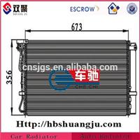 White Aluminum AC Condenser Parts for HYUNDAI