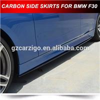 Performance Carbon Fiber Splitter Extension Side Skirts Lip For BMW 2014+ 435i M