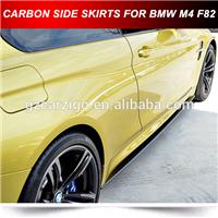 Carbon Fiber side skirts For BMW F82 M4 Coupe F83 M4 Convertible 2015+