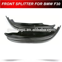 Racing CARBON FIBER FRONT SPLITTER BUMPER LIP SPOILER For BMW F30 12-14