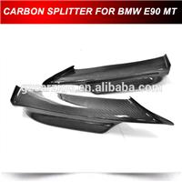 FOR BMW E90 3-Series Sedan M Tech Body kit Front Splitter chin Spoiler Carbon Fiber 2006-2008