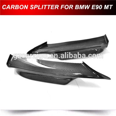 Front Lip Spoiler Carbon Fiber Fit for BMW E90 M Tech M-Sport Bumper 06-08