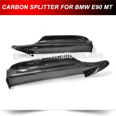 FOR BMW E90 3 SERIES M TECH CARBON FRONT BUMPER LIP SPLITTER SPOILER 335i 328i 06-08