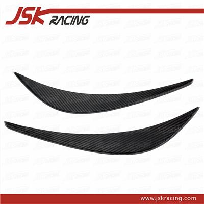 JSK STYLE CARBON FIBER FRONT BUMPER CANARDS FOR 2008-2015 AUDI R8 V8 V10