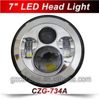 Canton Fair new/hot product extra bright 4 by 4 7 inch LED headlamp with angel eye