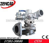 STOCK For Toyota turbo diesel engine turbocharger for Land Cruiser Hi-Lux 17201-30080 with 2KD-FTV engine