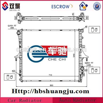 Radiator plastic tanks manufacturer For AUDI oe: 7L0 121 253A