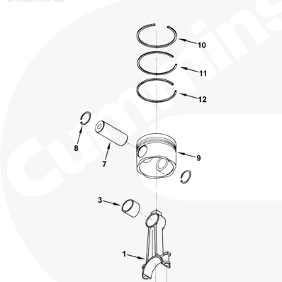 Cummins K38 K50 Engine Piston 3628731 3803530 3627811 3067415