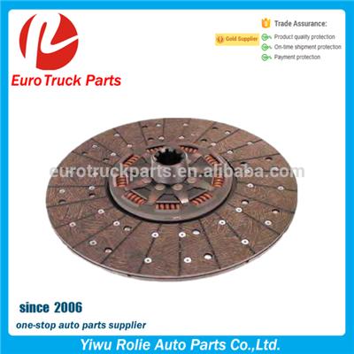 OEM 1861219157 Heavy Duty European Tractor Clutch Disc MAN MB Truck Friction Copper Clutch Plate