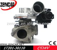 k18 material CT16V for Toyota turbo for Land Cruiser D-4D Diesel with 1KD-FTV Engine 17201-30010