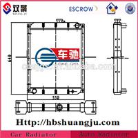 High Quality For Chinese Truck Design Radiator for dongfeng SF 4102