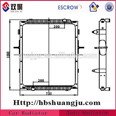 1301010-ZD2A Heavy Truck Radiator For Sale for dongfeng