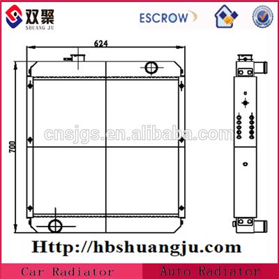 Engine Cooling System Truck Radiator for FAW