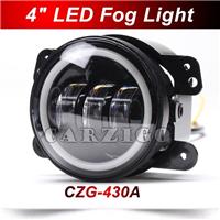 SAE LED fog light direct factory sell with halo ring 4 inch fog lamp
