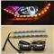 Daytime Running Lights Car LED Turn Signal Flexible Headlight Switchback Strip 60cm Angel Eye DRL Day crystal light strip