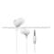 3.5mm White Cute & Noise Cancelling In-Ear Airlines Headphones