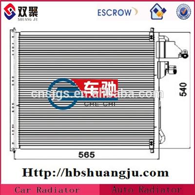 Factory direct sale air cooled condenser For Ford oe:1L5H19710BA