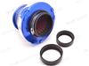 76-100mm Neck Aluminum Sonic Power Intake Filter Blue Cabin Air Filter