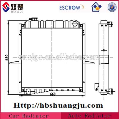 Truck Parts Truck Radiator 1301010-CA151 for FAW