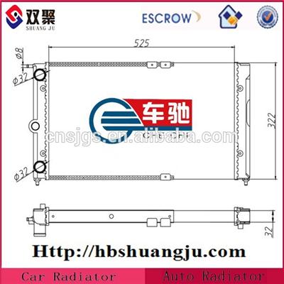Radiator and tank for Volkswagen OE: 891U8035T