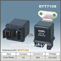 Automotive Mini Start Relay (RTT7108, 12V/24V 60A)