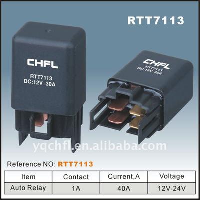 Hyundai Automotive Plug Relay (12V 30A, RTT7113)