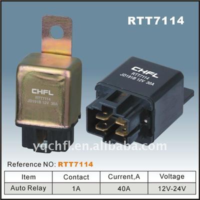 Air conditioning Auto Relay (RTT7114, 12V/24 relay)