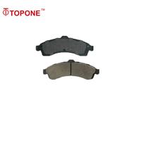 D882 brake pad kit for CHEVROLET/GMC/ISUZU/SAAB Rear Axle 12497782 semi metal brake pad GDB3374 GDB7628