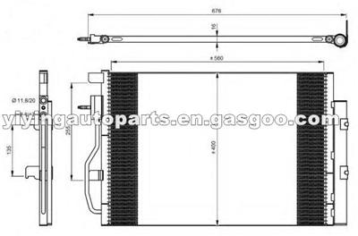 Condenser For Chevrolet Sonic 2011 -