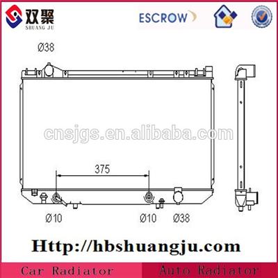 China Supplier Design Radiator Manufacturer for Lexus oe: 1640031440